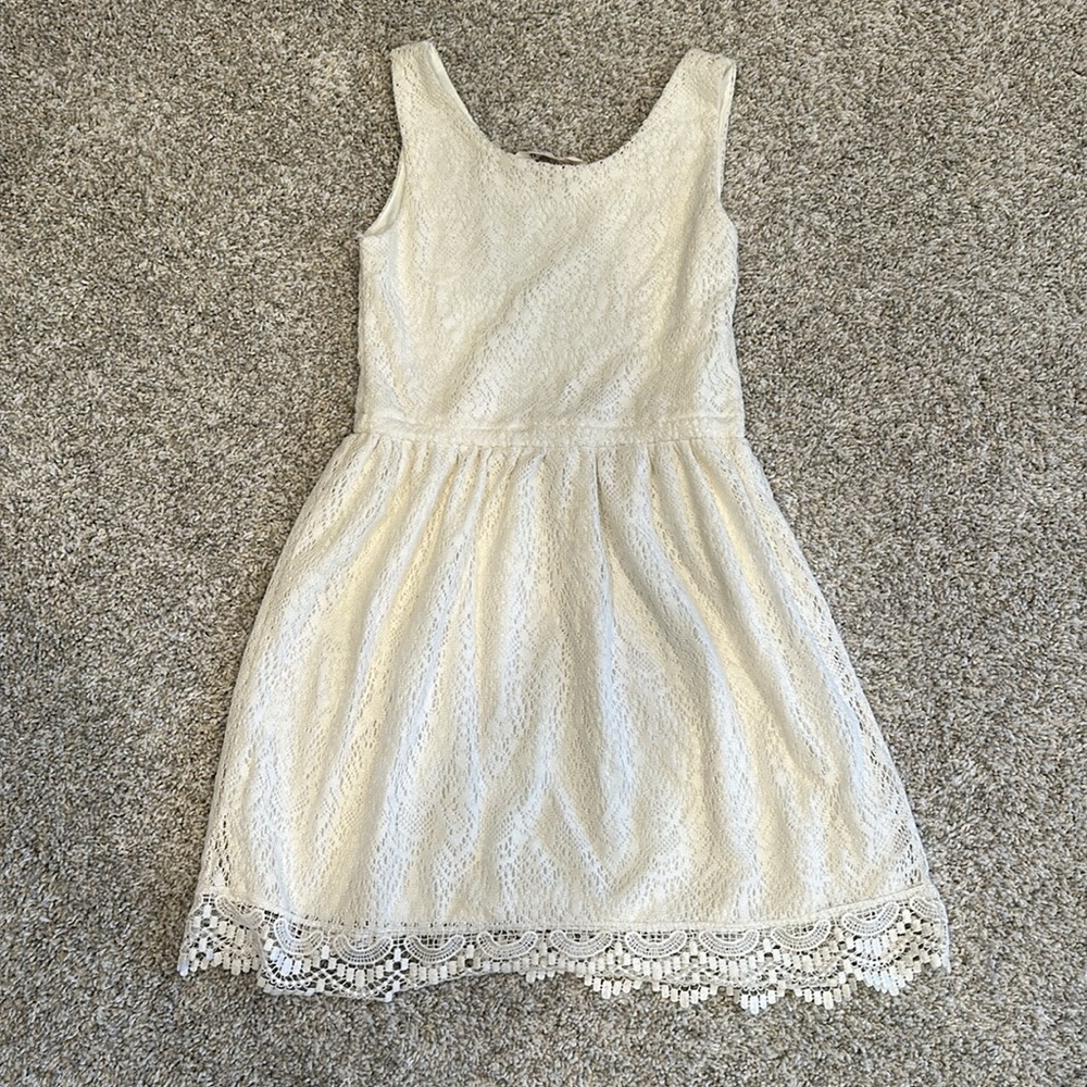 H&M White Lace Dress